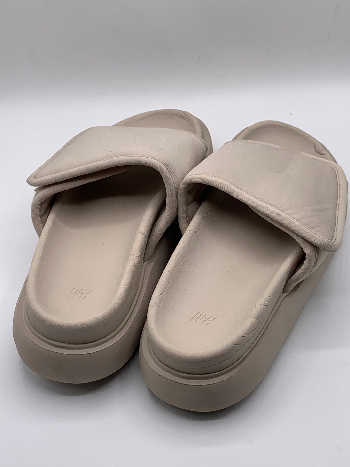 H&M Puffer Fabric Velcro Slides | Pre-Loved Condition 10/10 | Size EU 41