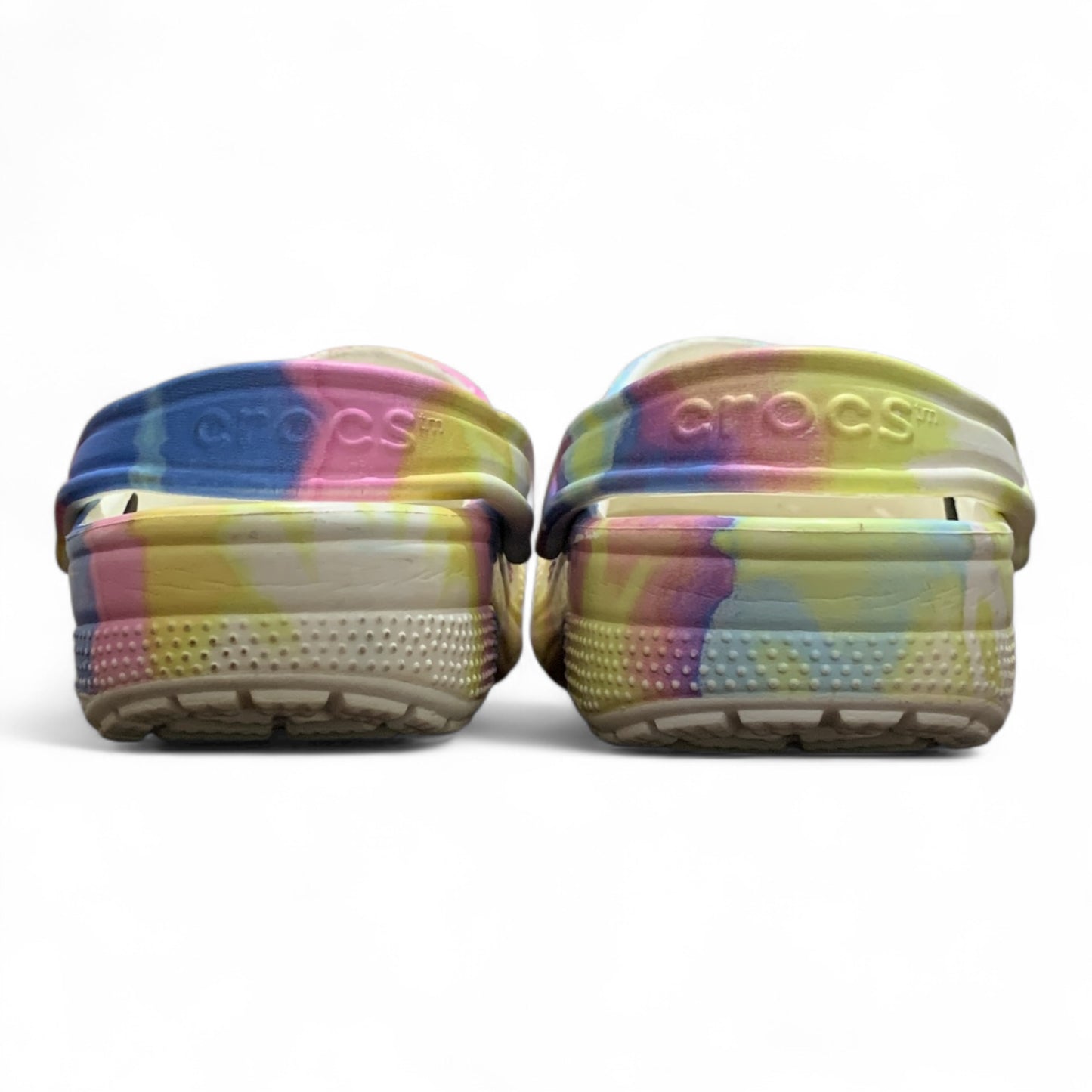 Crocs Classic Tie Dye Clogs | Pre-Loved Condition 10/10 | Size J3 | 34-35