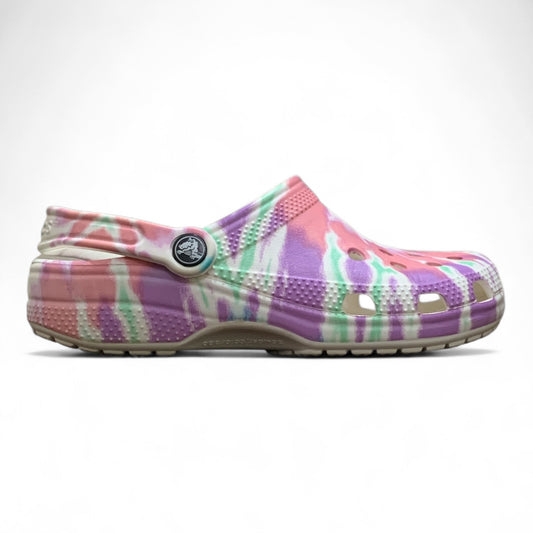 Crocs Classic Tie Dye Clogs | Pre-Loved Condition 10/10 Excellent | Size US M5 W7 | 37-38