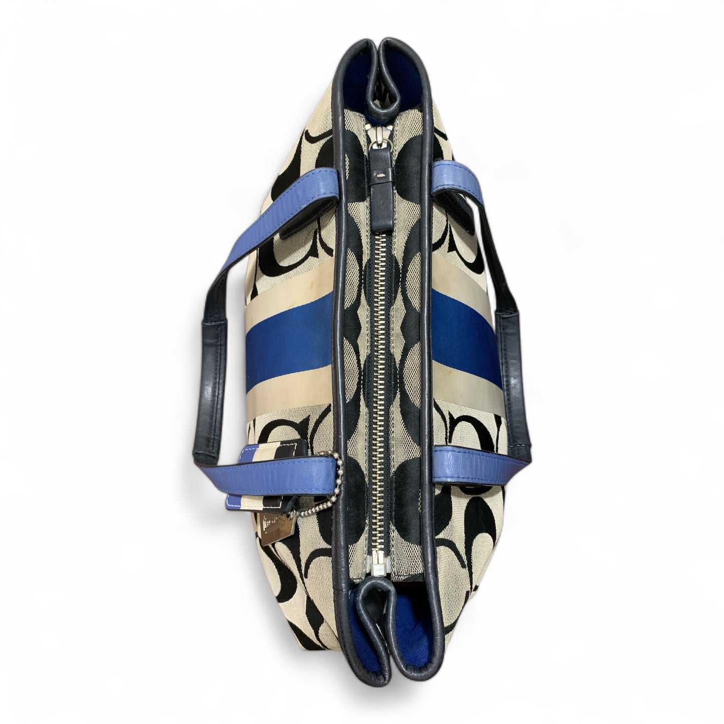 Coach Black and Blue Signature Tote (Pre-Loved Condition 9/10)