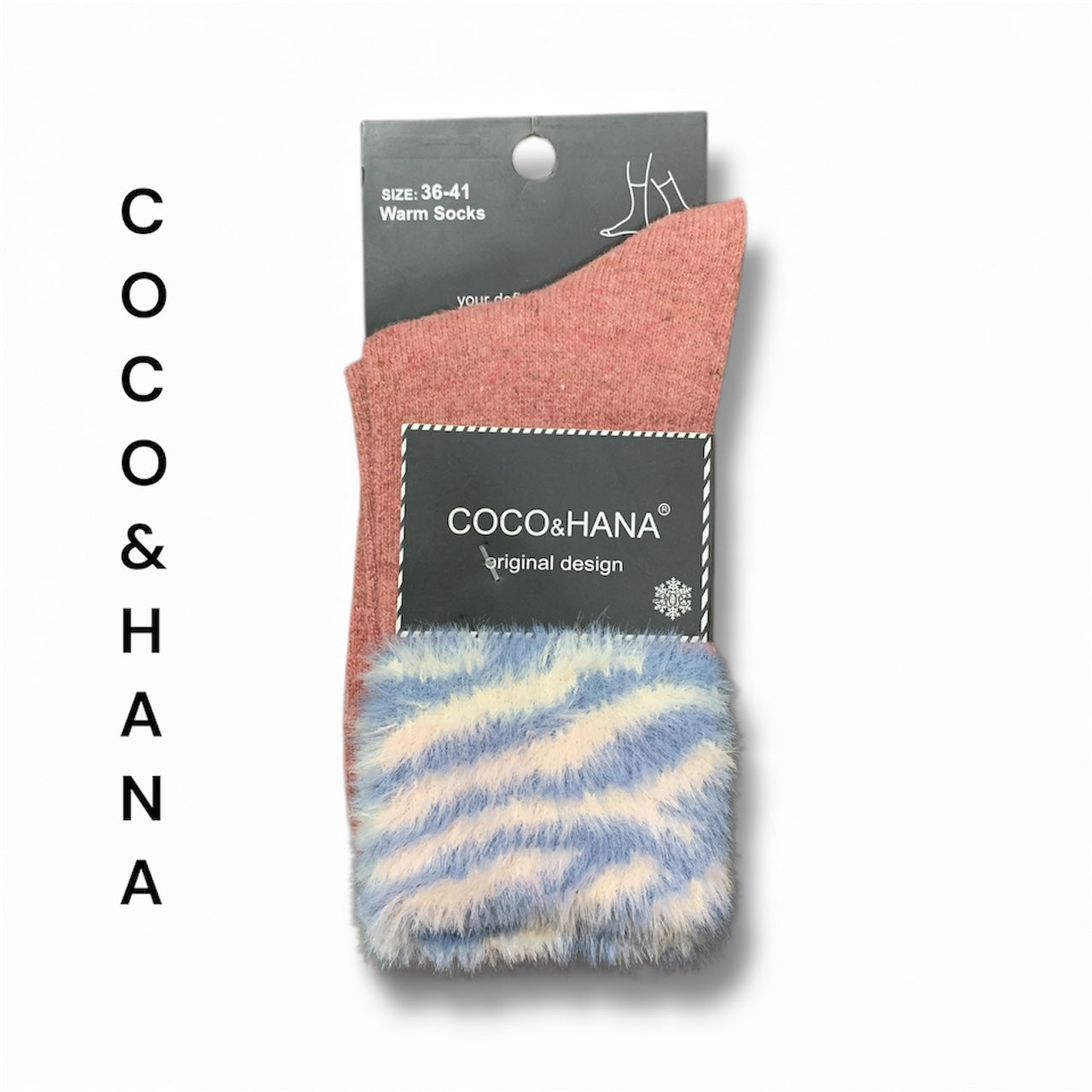 COCO&HANA Warm Winter Socks (ONE PAIR PACK)