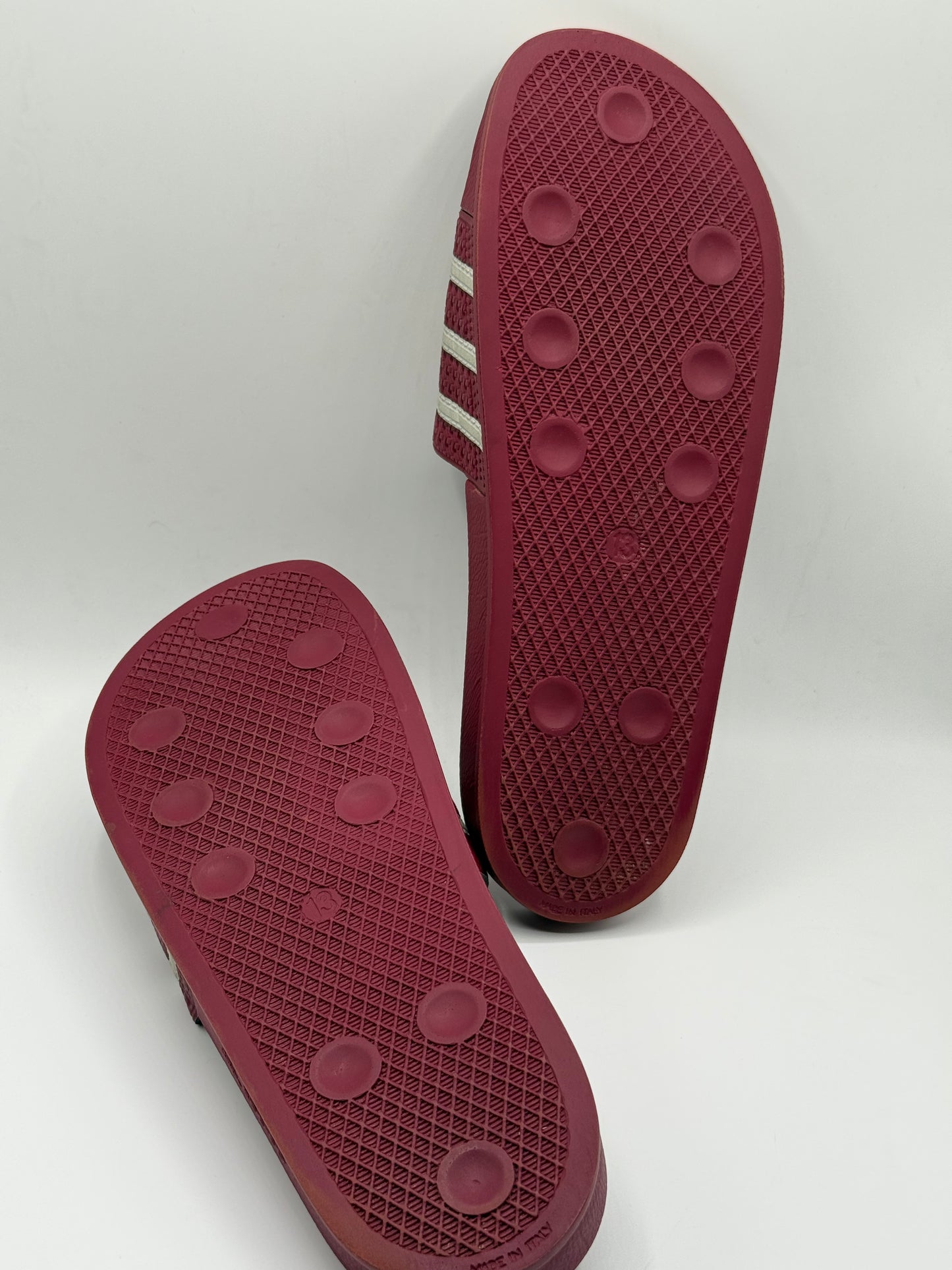 Adidas Adilette slides | Excellent Condition Like Brand New | Size UK13 | EU48 Made In Italy | 100% Original