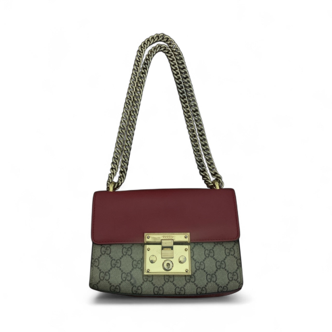 Gucci Padlock Small Chain Shoulder Crossbody Bag 409487 (Pre-Loved)