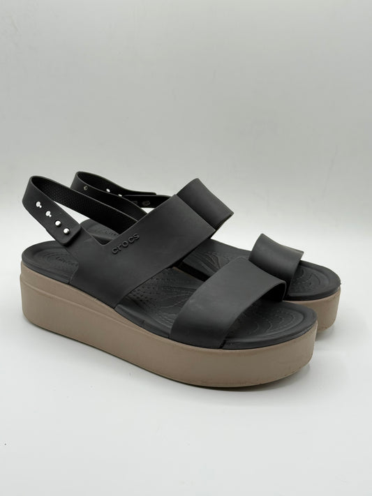 Crocs Brooklyn Low Wedge Sandals | Pre-Loved 9/10 | Size W8 | EU 38-39