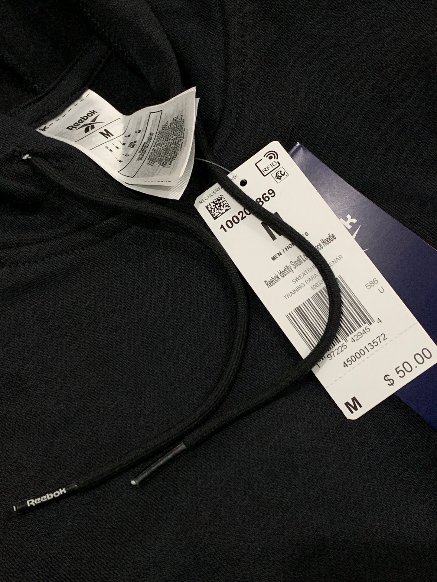 Reebok Identity Small Logo Fleece Hoodie