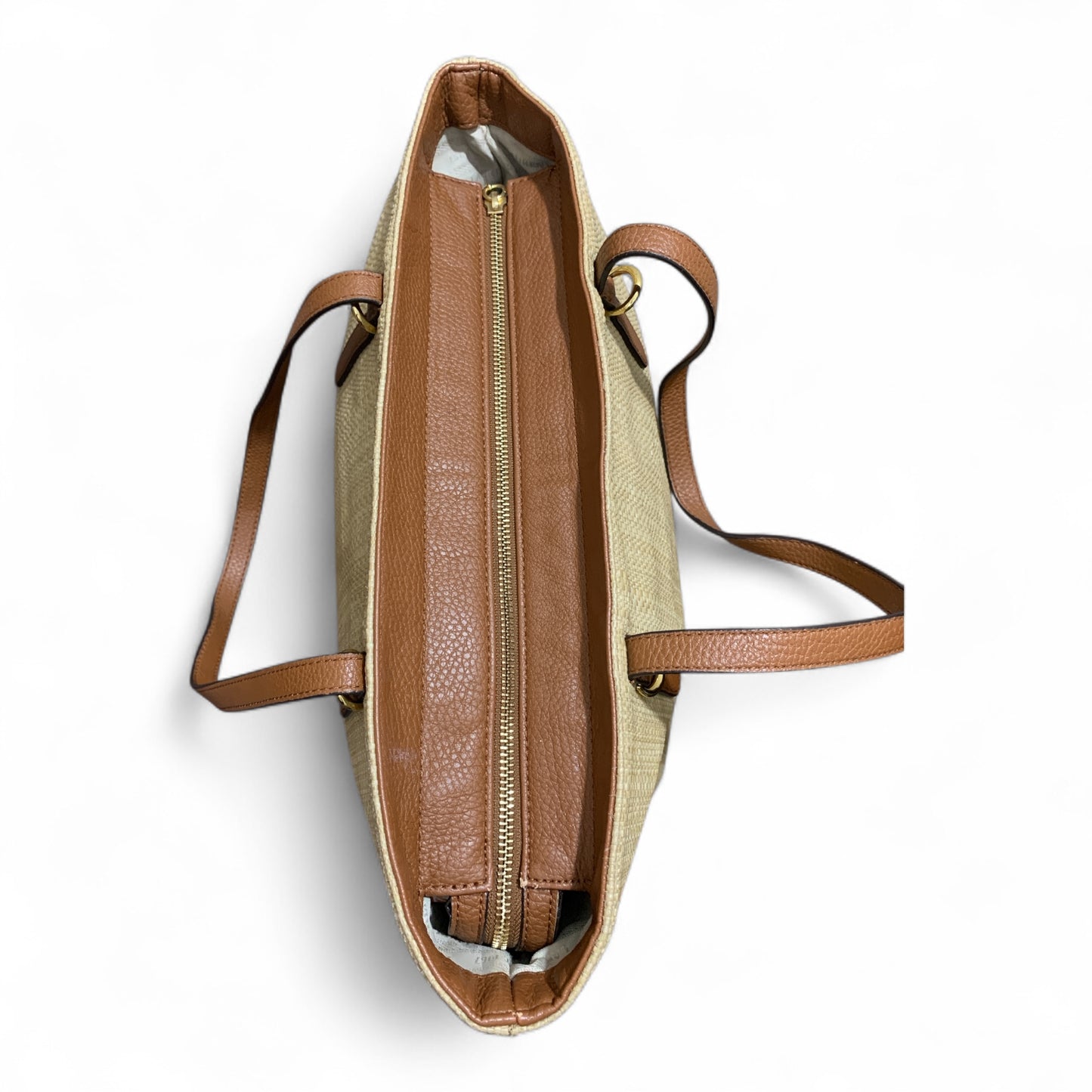 Lauren Ralph Lauren Tan and Brown Tote Bag (Pre-Loved Condition 8/10) 100% Original