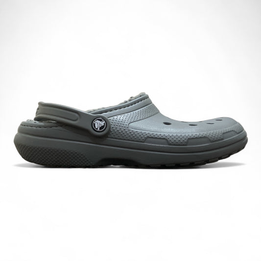 Crocs Classic Lined Clogs Slate Grey | Pre-Loved Condition Excellent Like Brand New | Size US M10 W12 | EU 42-43
