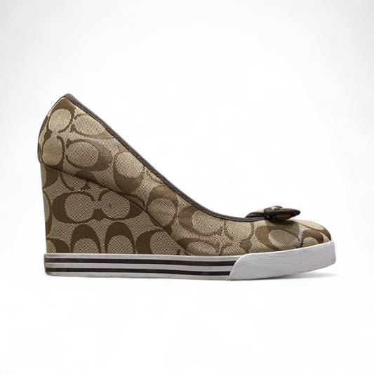 Coach Sweetie Wedges | Pre-Loved Excellent Condition | Size 7.5| EU 38