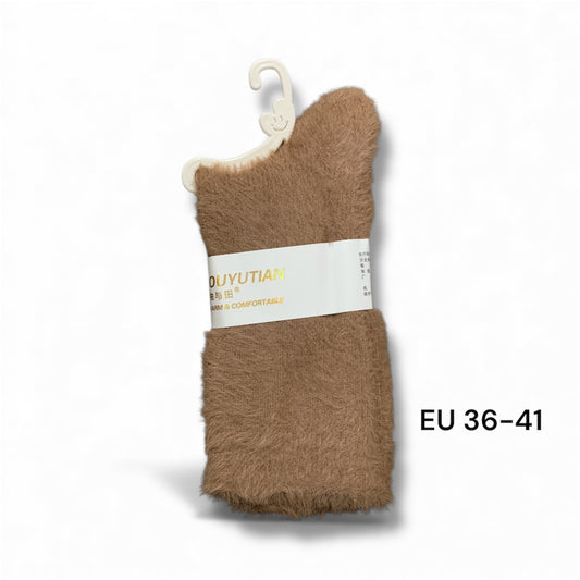 YOUYUTIAN Warm PLUSH FUZZY SOCKS (ONE PAIR PACK)