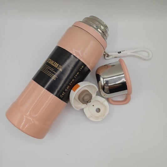 PREMIUM VACUUM CUP STAINLESS STEEL WATER BOTTLE | HOT & COLD INSULATED FLASK