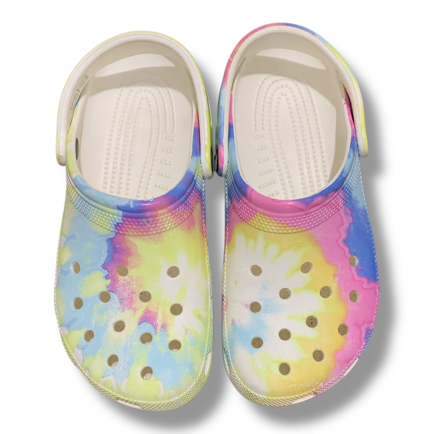 Crocs Classic Tie Dye Graphic Clogs | Condition Excellent 10/10 | SIZE J6 | EU 38-39 | Crocs # 205451