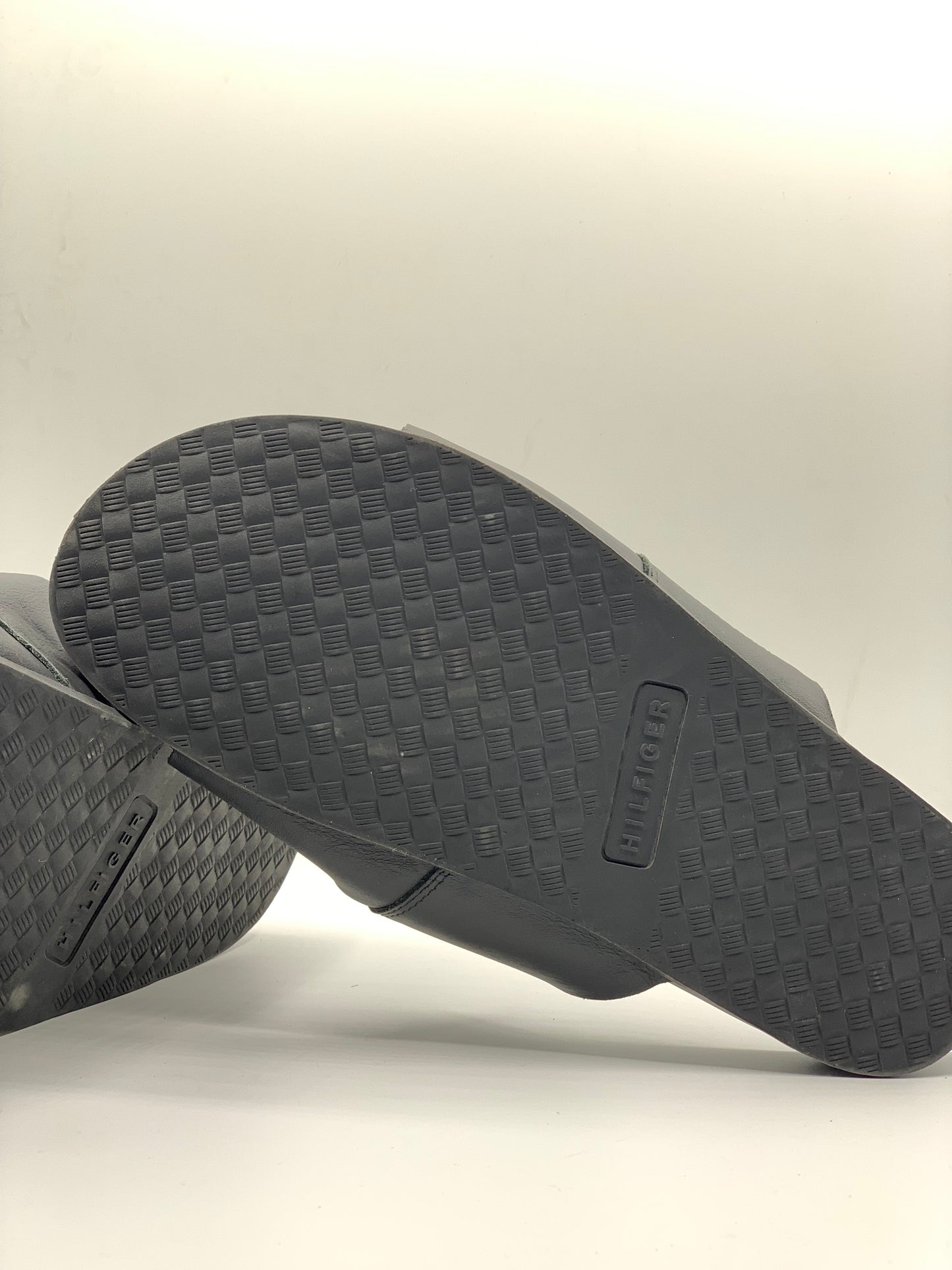 TOMMY HILFIGER MEN’S LEATHER SLIDES | PRE-LOVED CONDITION 10/10 EXCELLENT | SIZE EU 45