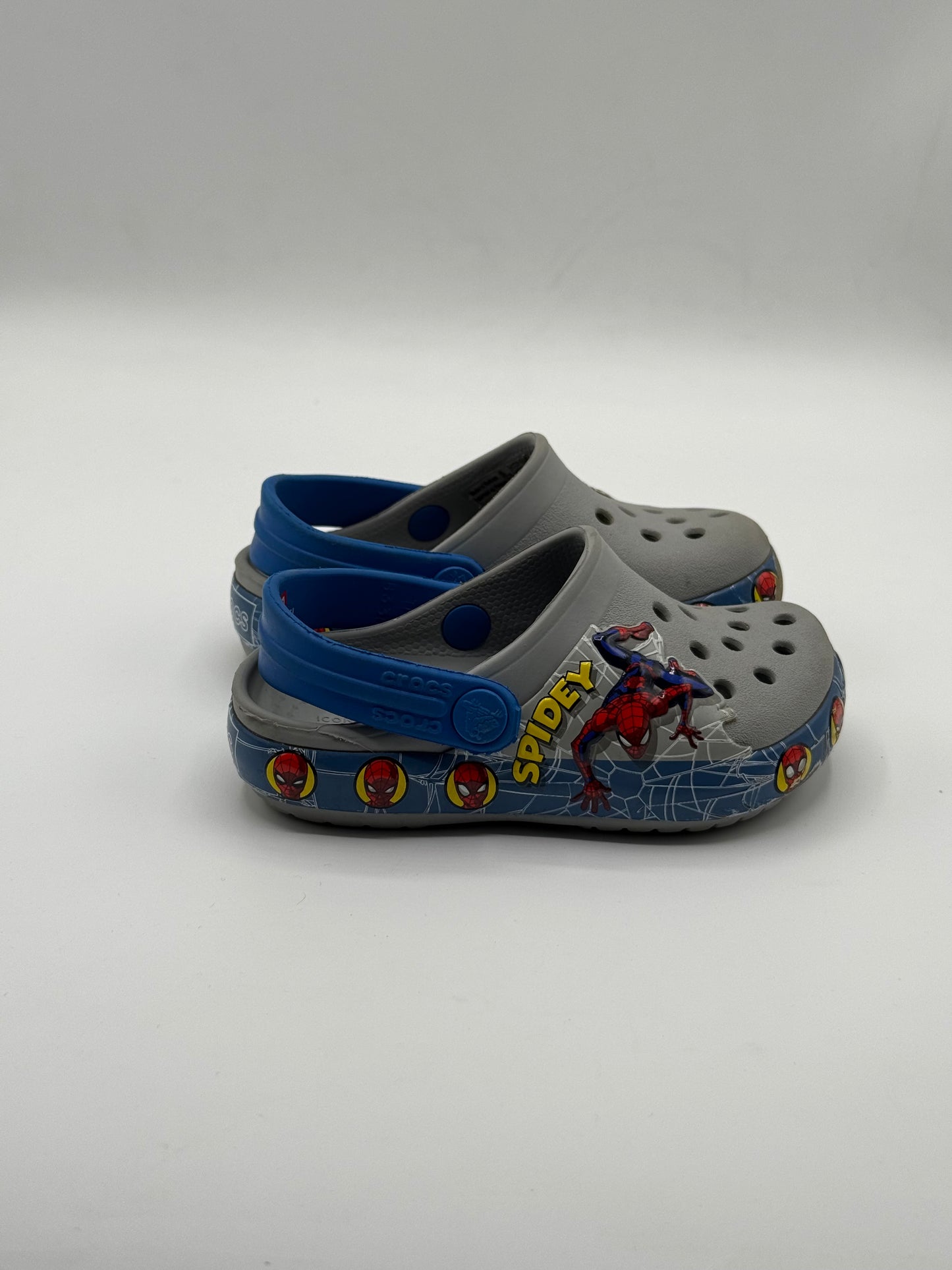 Crocs Kids Spiderman Clogs | 8/10 Condition | Size C6 | EU 22-23