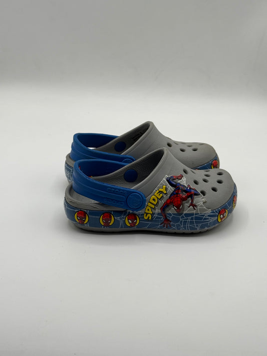 Crocs Kids Spiderman Clogs | 8/10 Condition | Size C6 | EU 22-23