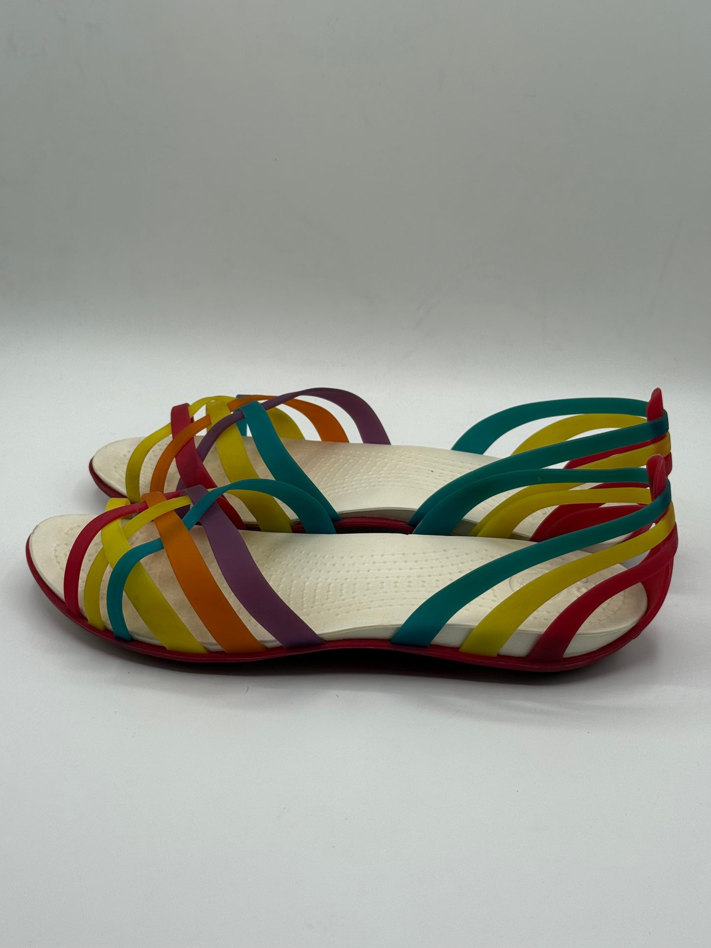 Rainbow Crocs Womens | Pre-Loved 8/10 | Size W11 | EU 42-43