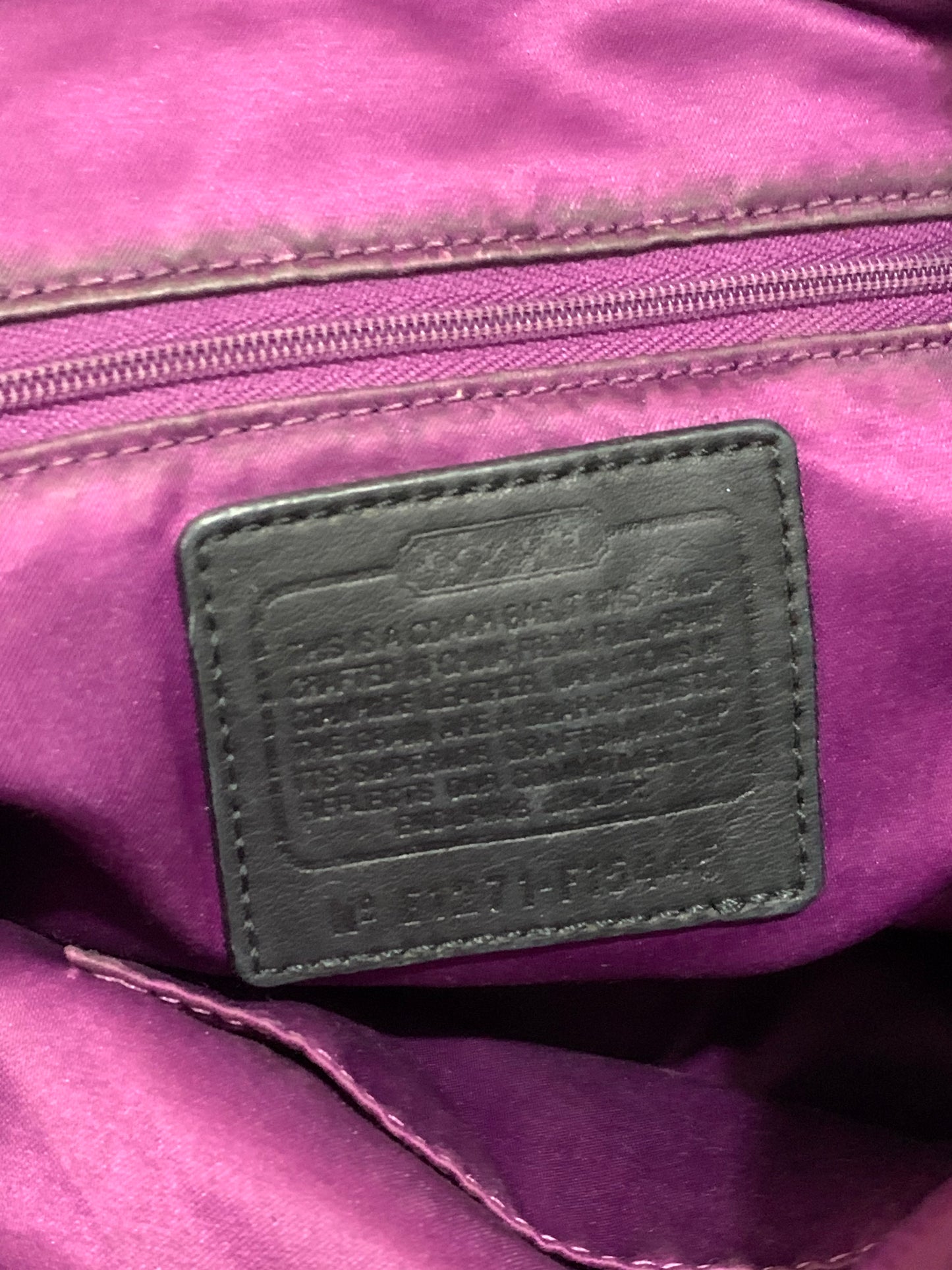 Coach ASHLEY Black Leather Large Leather Satchel Handbag 15447 (Pre-Loved) Excellent Condition