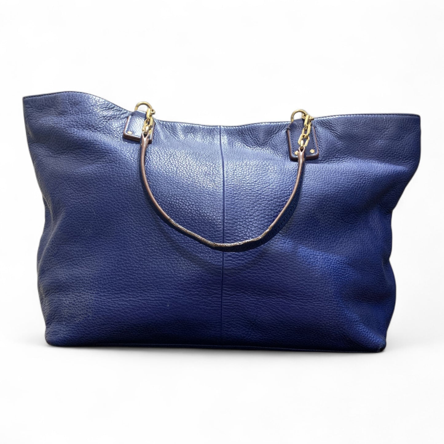 Tory Burch Thea Large Leather Tote Bag- Royal Ocean (Pre-Loved In Excellent Condition) 100% Original