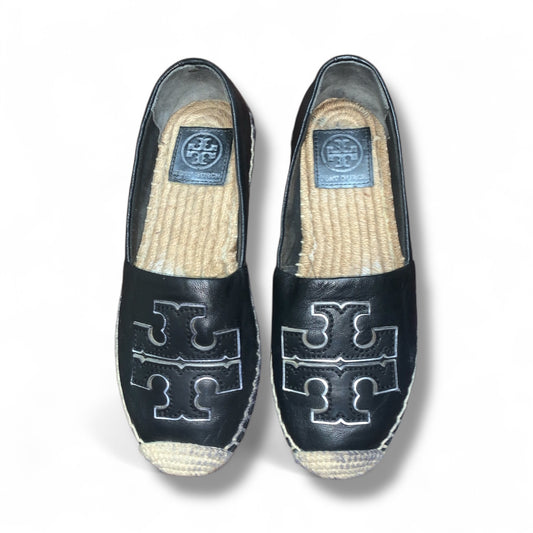 Tory Burch Ines Flat Leather Espadrills | Pre-Loved Condition 10/10 | Size EU 36 |