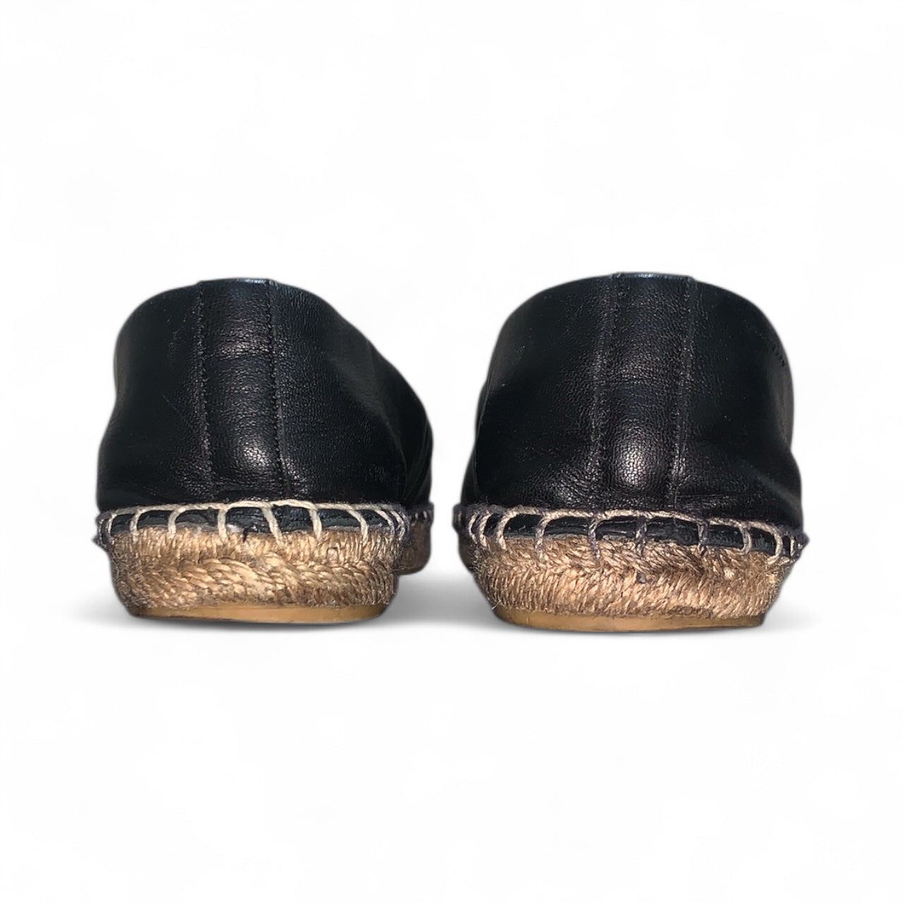 Tory Burch Ines Flat Leather Espadrills | Pre-Loved Condition 10/10 | Size EU 36 |