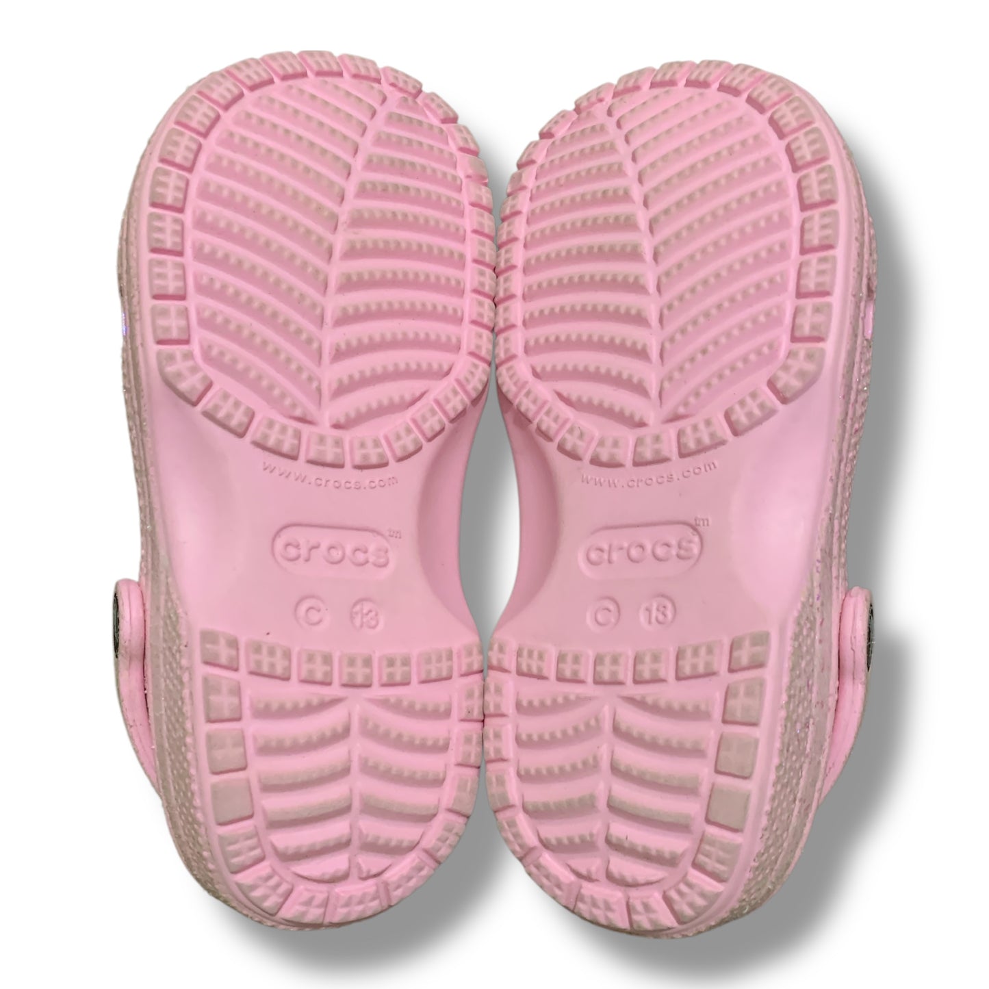 Crocs kids Glitter Classic Clogs | Pre-Loved Condition 10/10 | Size C13 | EU 30-31