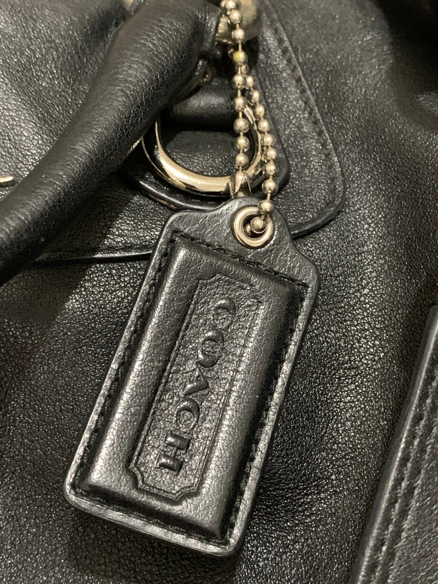 Coach ASHLEY Black Leather Large Leather Satchel Handbag 15447 (Pre-Loved) Excellent Condition