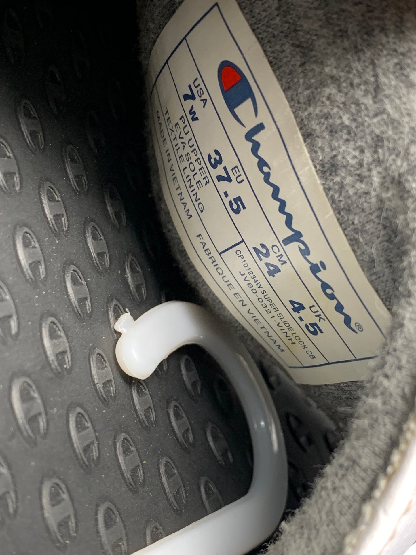 CHAMPION SUPER SLIDES | PRE LOVED CONDITION EXCELLENT | SIZE UK 4.5 EU 37.5