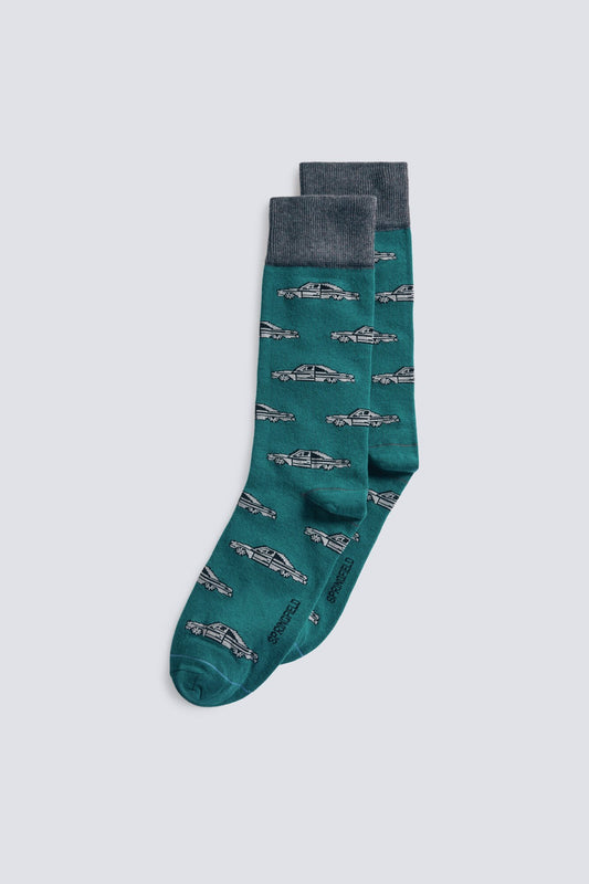 Springfield Retro car cotton sock (PACK OF 3)