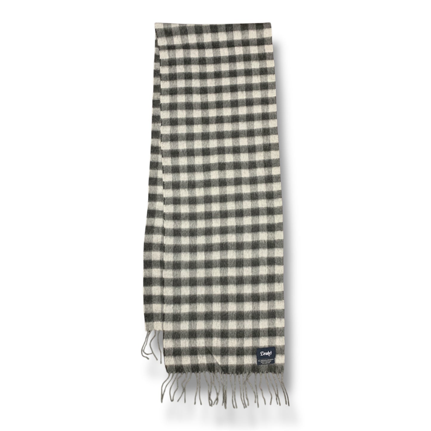 DRAKE’S MEN’S 100% WOOLLEN MUFFLER – ELEGANT WINTER VIBES | PREMIUM CLASSIC STYLE