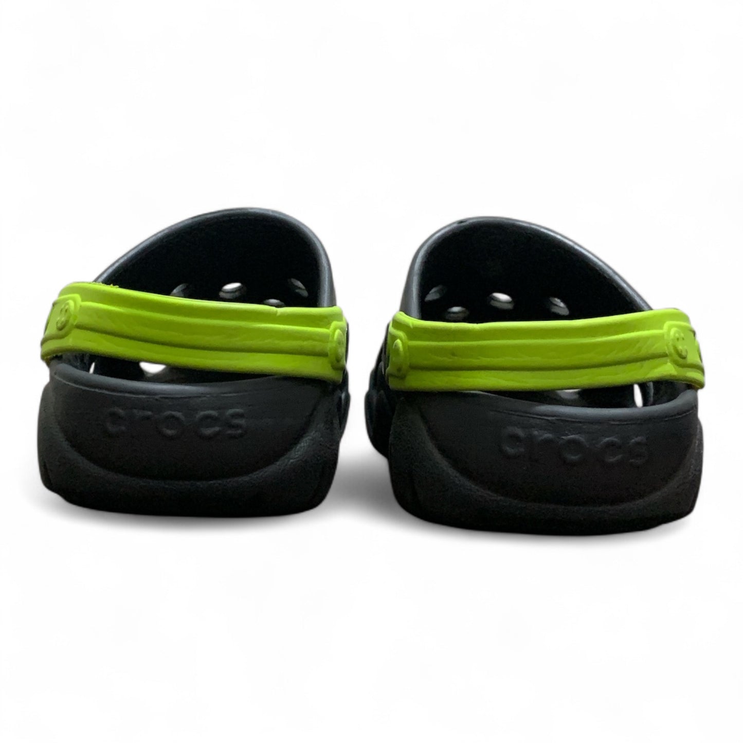 Crocs Black Iconic Clogs Kids | Pre-Loved Condition 8/10 | Size J3 | 34-35