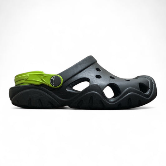 Crocs Black Iconic Clogs Kids | Pre-Loved Condition 8/10 | Size J3 | 34-35