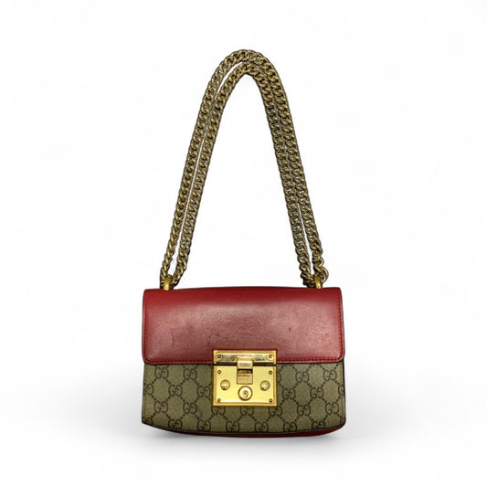 Gucci Padlock Small Chain Shoulder Crossbody Bag 409487 (Pre-Loved)