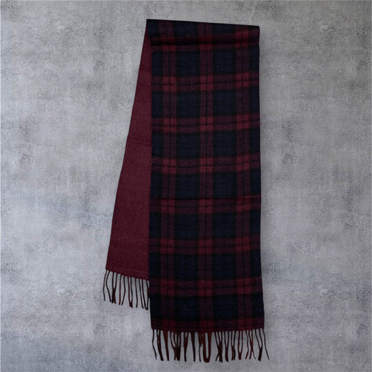 Men’s 100% Pure Lambs Wool Scarf – Soft, Warm & Classic