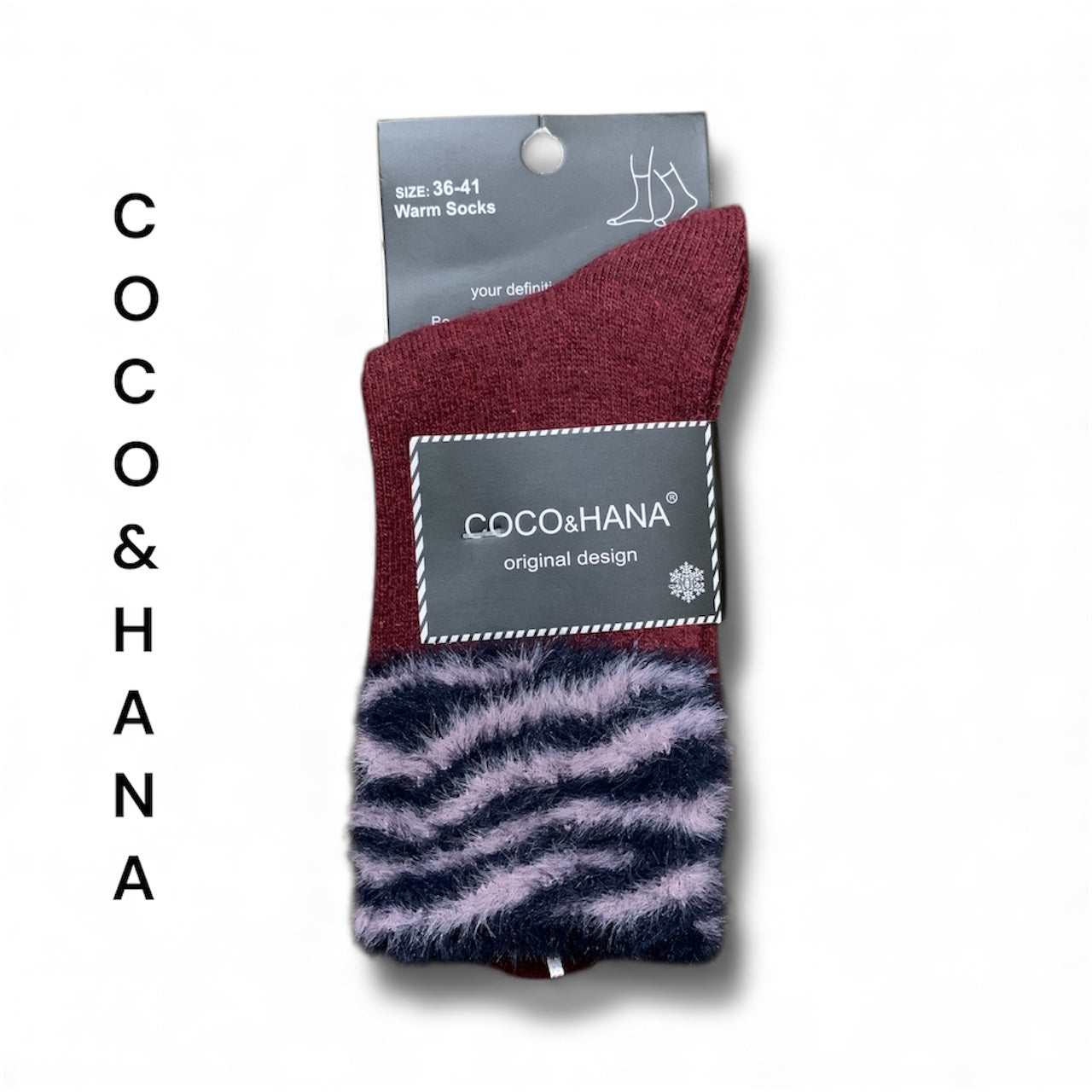 COCO&HANA Warm Winter Socks (ONE PAIR PACK)