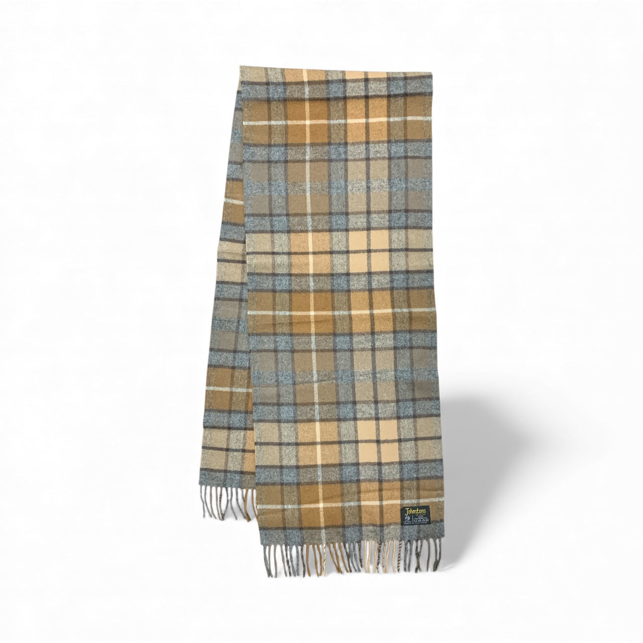 Johnstons Men’s 100% Lambswool  Scarf – Luxurious, Warm & Timelessly Elegant