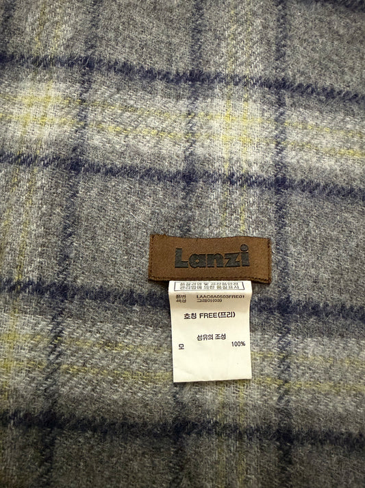 LANZI MEN’S 100% WOOL SCARF / MUFFLER – LUXURY WINTER ESSENTIAL