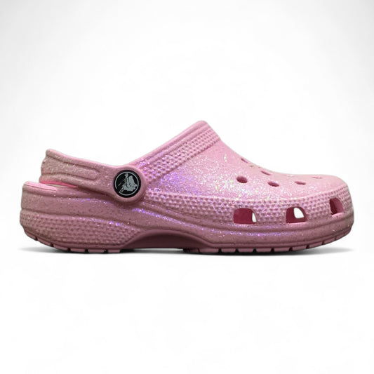 Crocs kids Glitter Classic Clogs | Pre-Loved Condition 10/10 | Size C13 | EU 30-31
