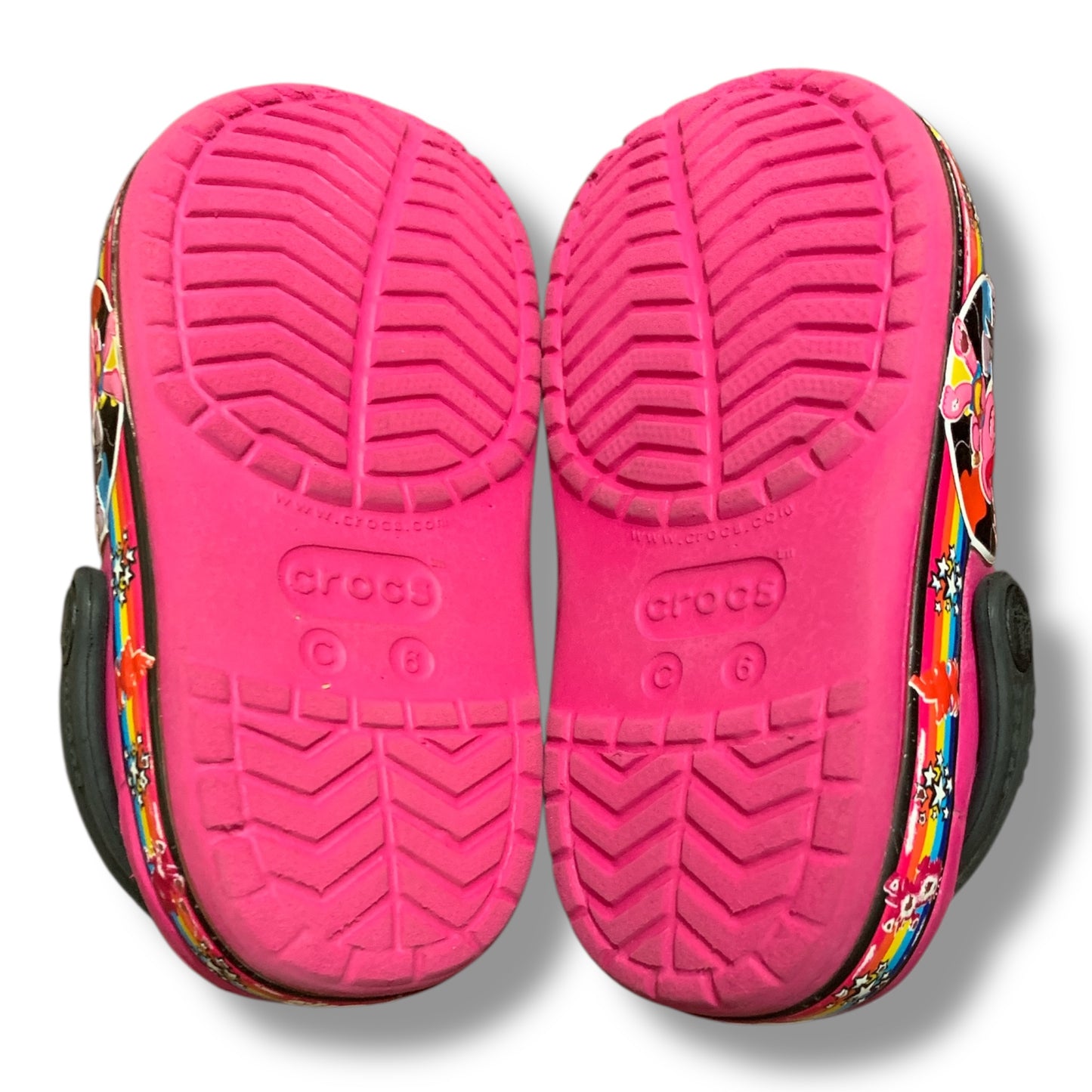 Crocs Kids Fun Lab Trolls 2 Band Clogs | Pre-Loved Condition 10/10 | Size C6 | EU 22-23