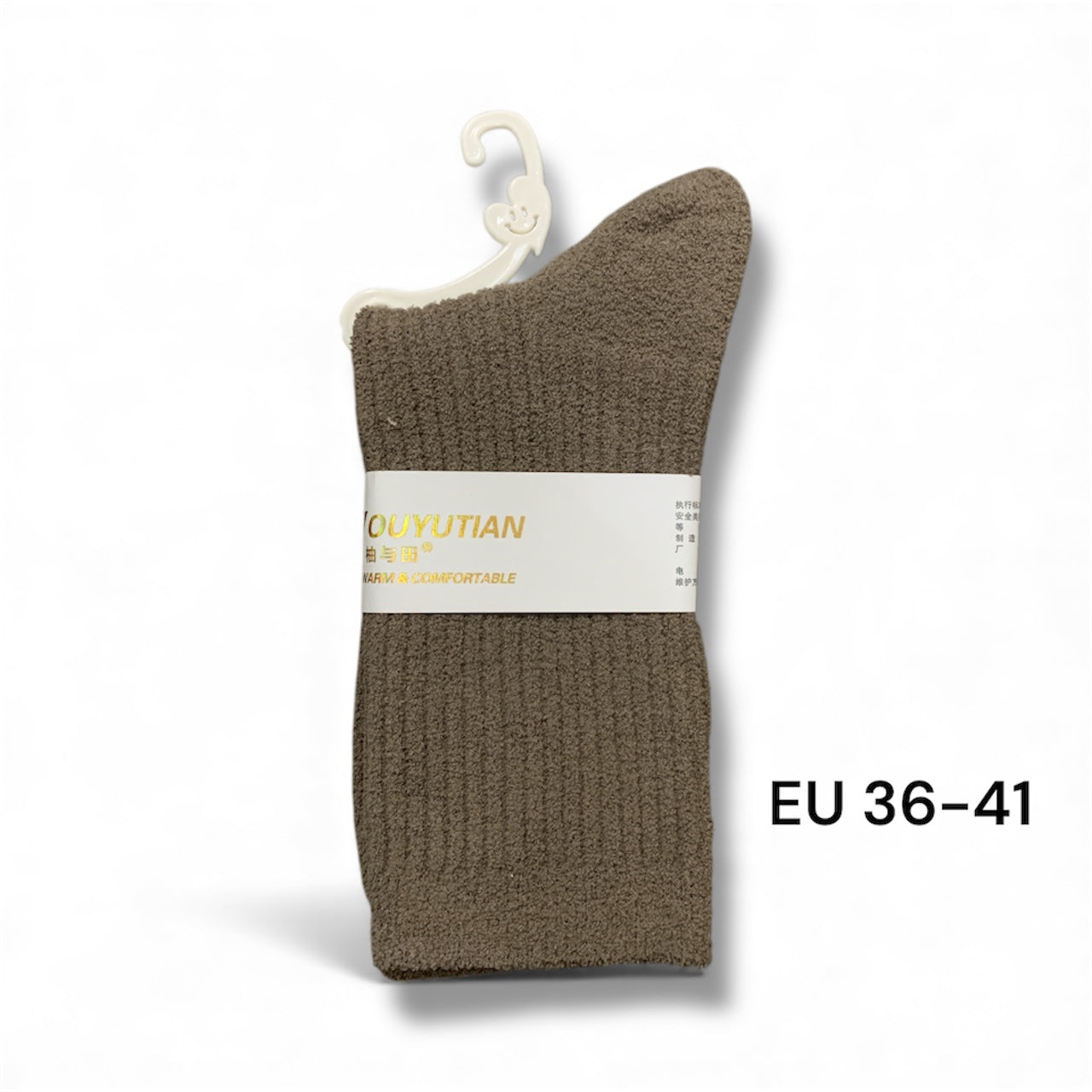 YOUYUTIAN Ultra-Soft Fuzzy Thermal Socks – Warm & Comfortable (ONE PAIR PACK)