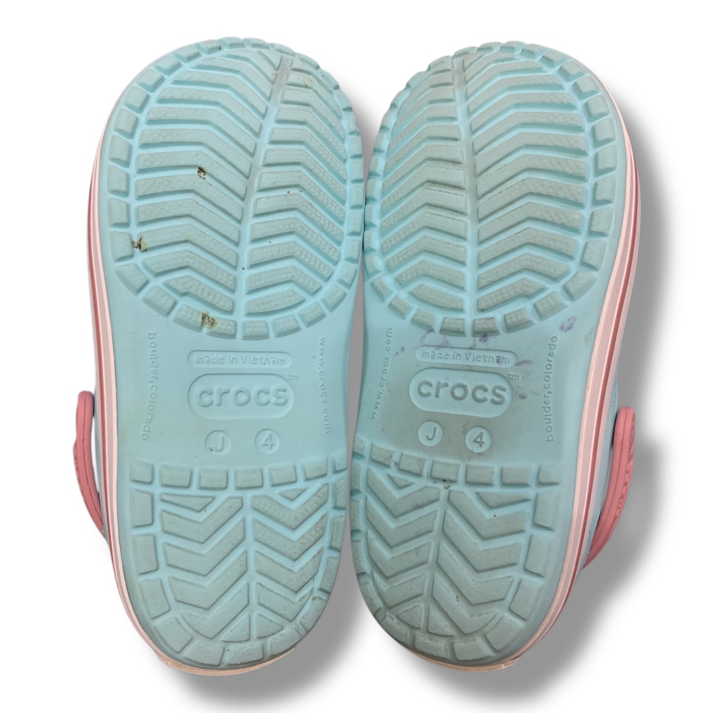 T's Crocband Clog - Ice Blue/White |Pre-Owned Condition 10/10 | Size J4 EU 36-37