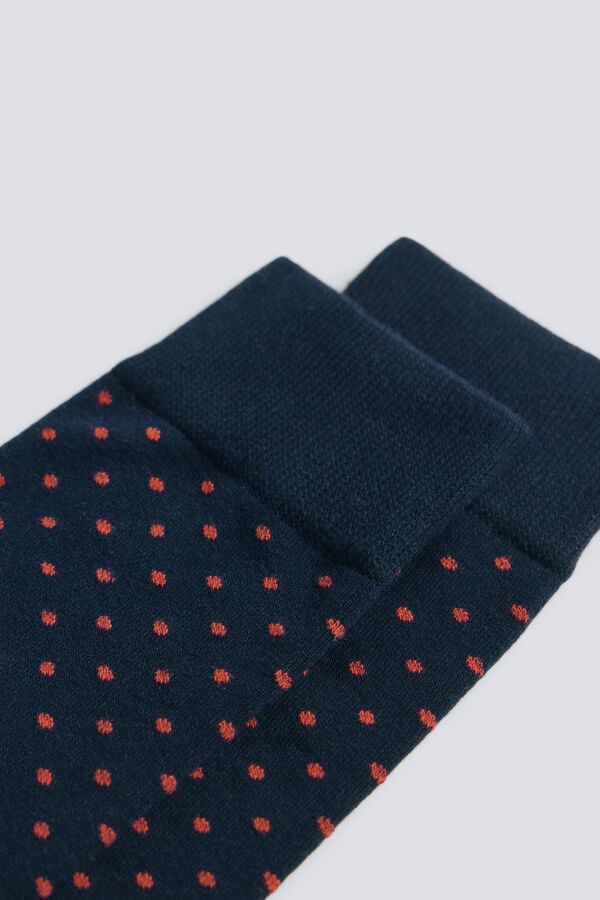 Springfield Long polka dot contrast sock (PACK OF 3)