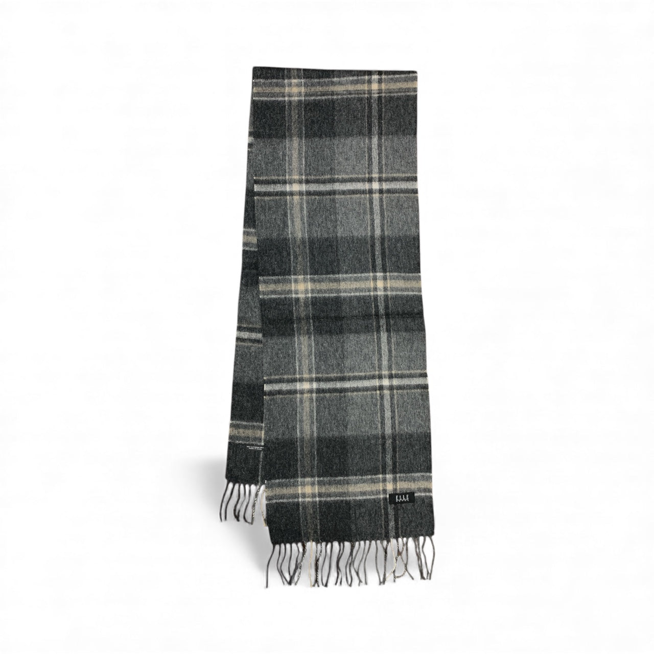 ELLE HOMME Men’s Woollen Scarf – Timeless Parisian Style