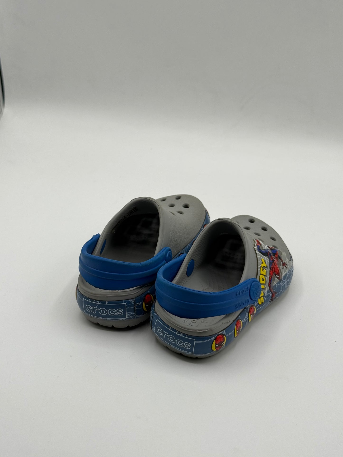 Crocs Kids Spiderman Clogs | 8/10 Condition | Size C6 | EU 22-23