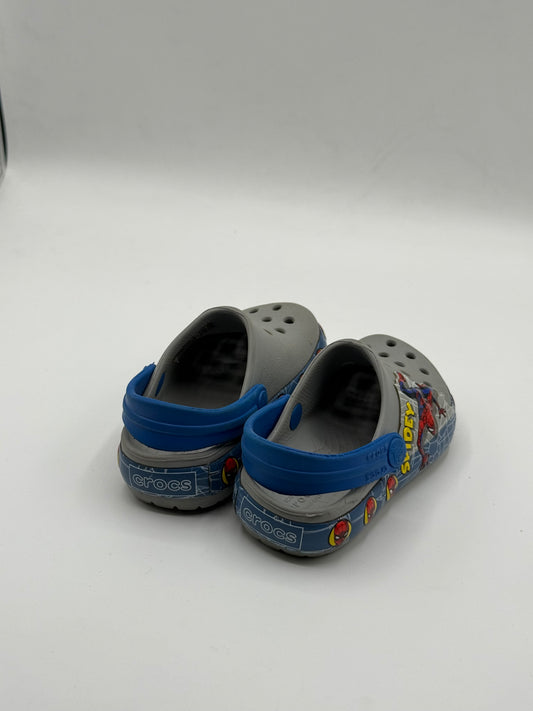 Crocs Kids Spiderman Clogs | 8/10 Condition | Size C6 | EU 22-23