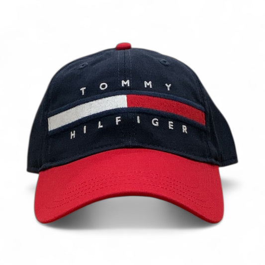 Tommy Hilfiger Flag Stripe Logo Baseball Cap