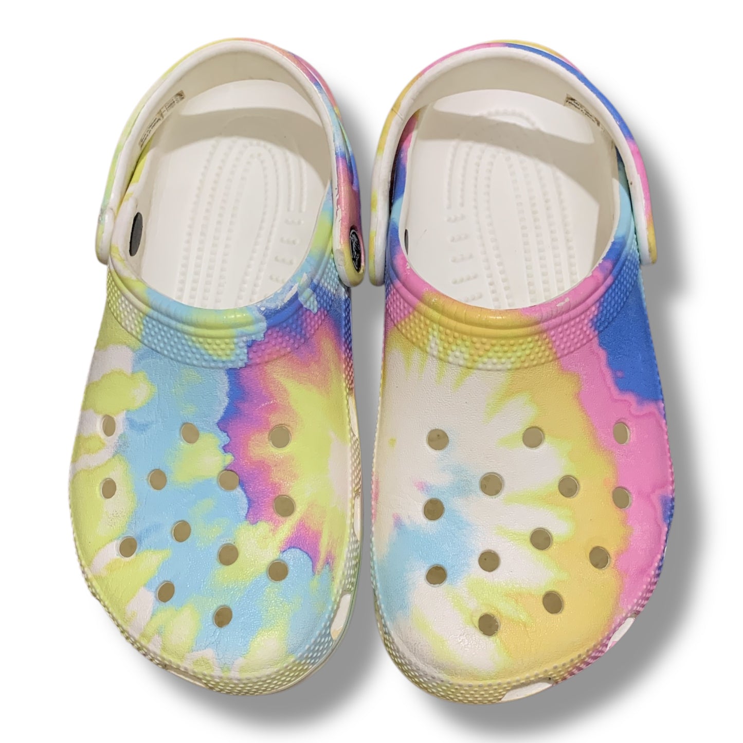 Crocs Classic Tie Dye Clogs | Pre-Loved Condition 10/10 | Size J3 | 34-35