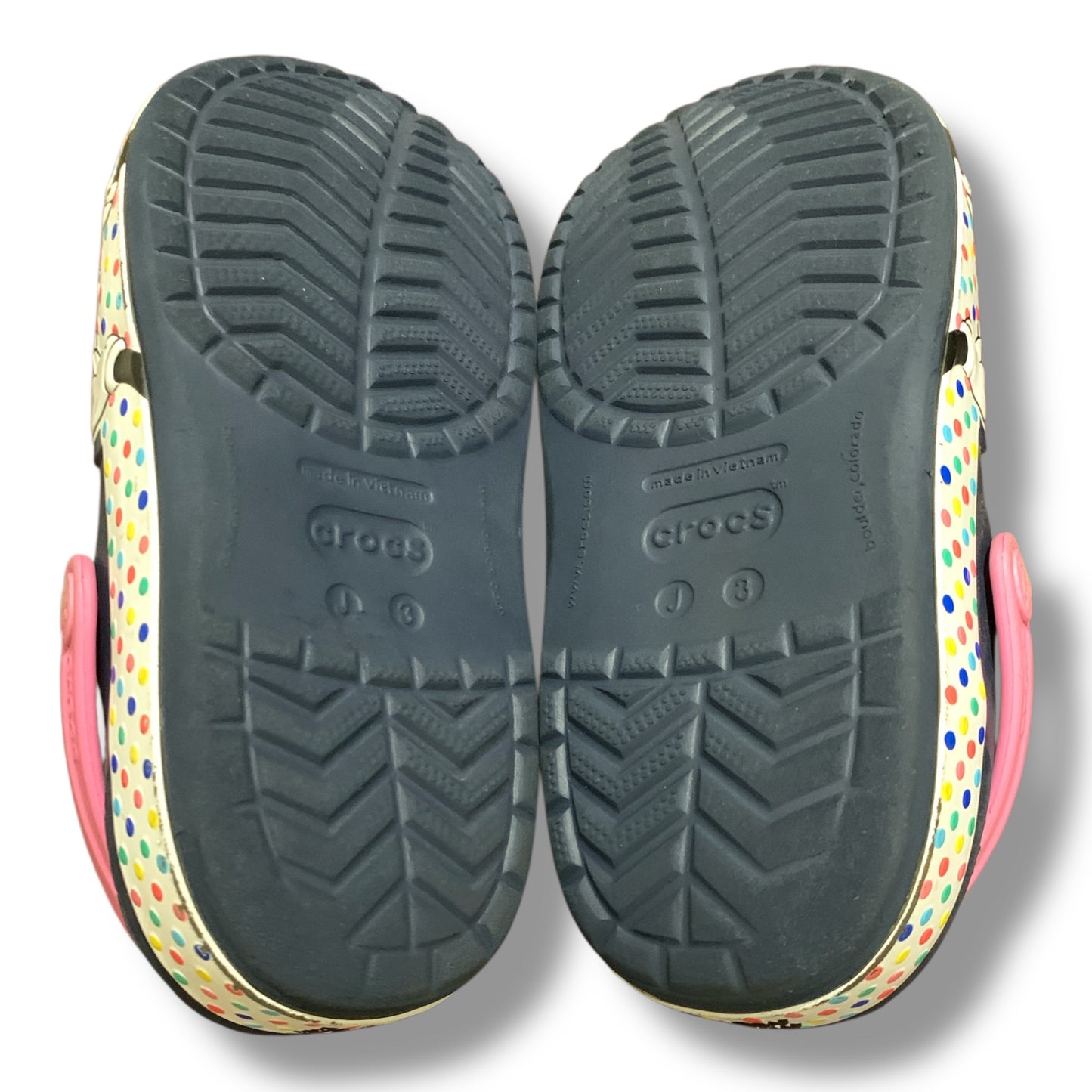 Crocs Minnie Mouse Clogs | Pre-Loved Condition 10/10 | Size J3 | 34-35