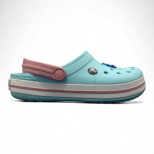 T's Crocband Clog - Ice Blue/White |Pre-Owned Condition 10/10 | Size J4 EU 36-37