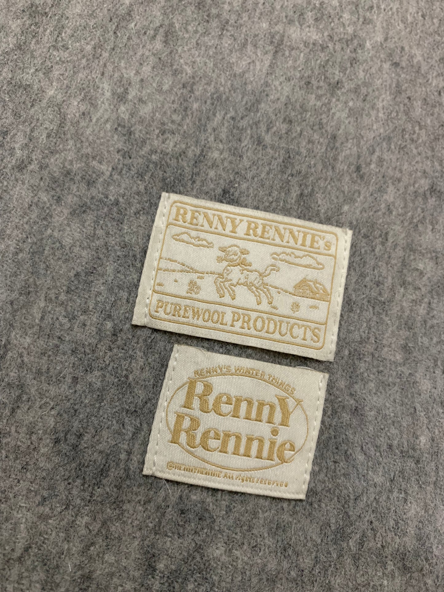 RENNY RENNIE MEN’S 100% WOOL SCARF / MUFFLER – PREMIUM WINTER COMFORT