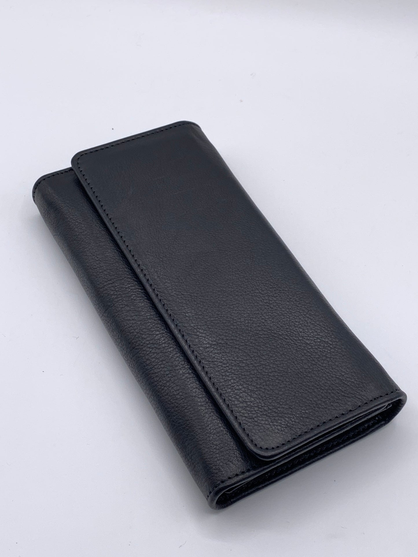 Genuine Leather Clutch Wallet for Women – Slim Organizer Purse