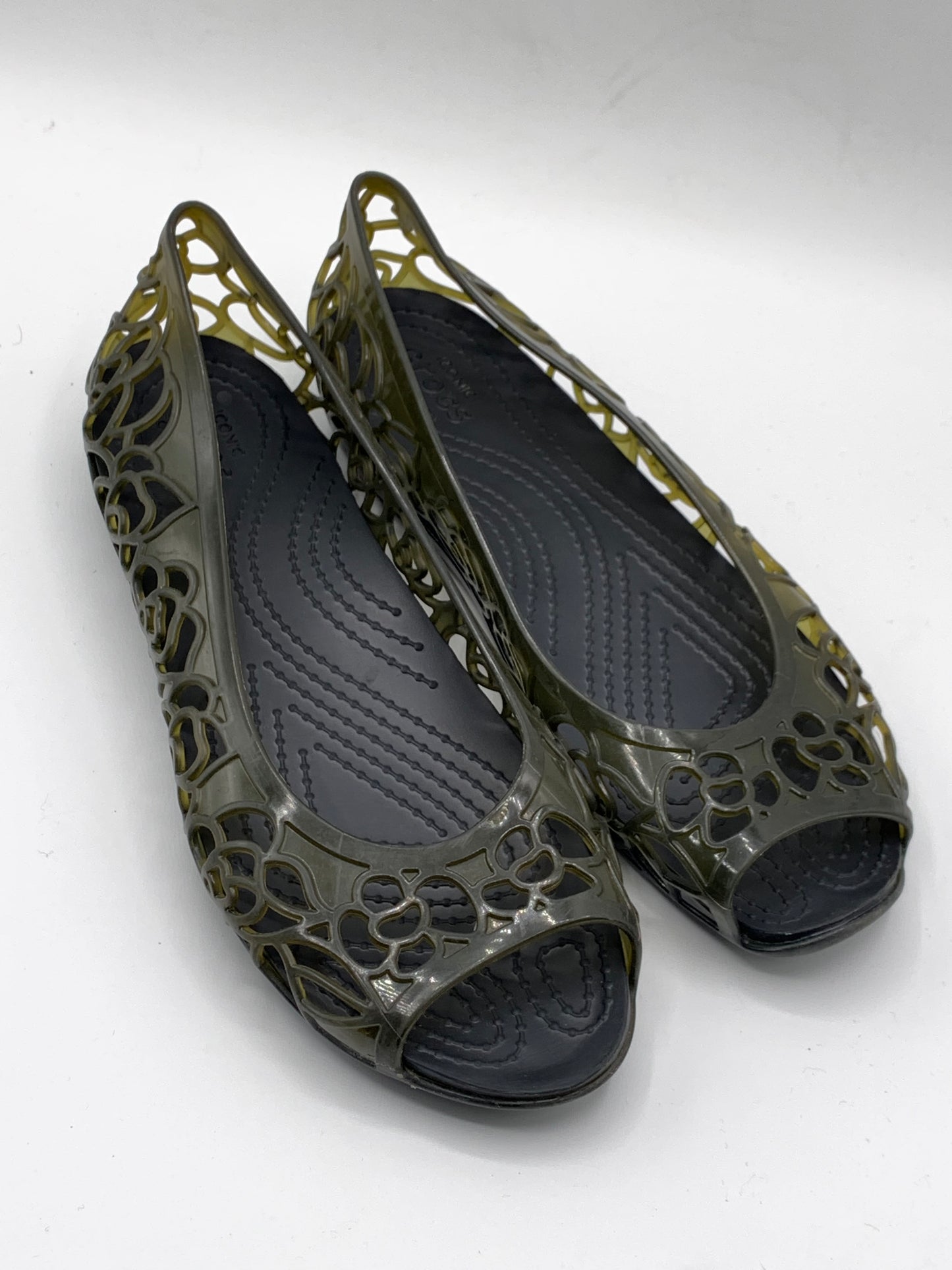 CROCS WOMENS FLATS | PRE LOVED CONDITION 9/10 | SIZE W7 | EU 37-38